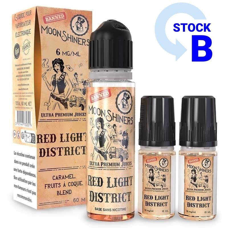 E-liquide Red Light District Moonshiners 60ml