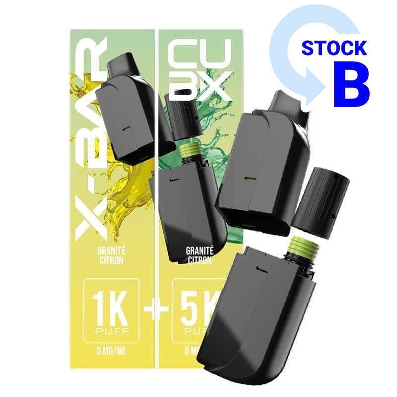 Cartouche pré-remplis CUBX Go X-Bar