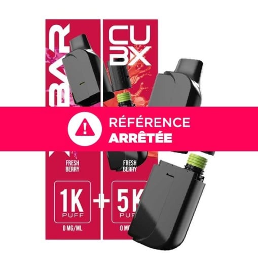 Cartouche pré-remplis CUBX Go X-Bar pas cher pas cher pas cher