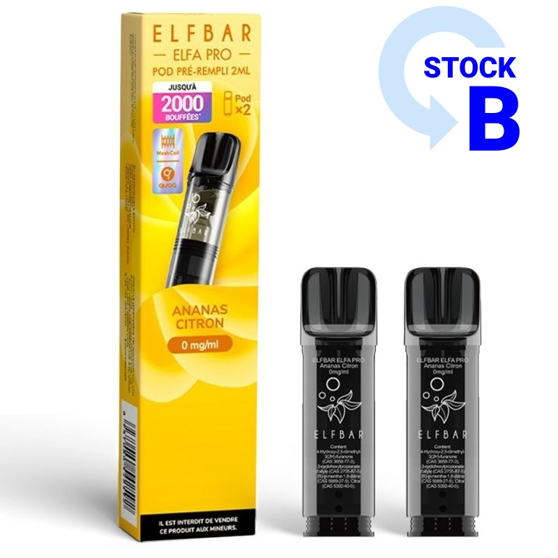 Cartouches Pré-remplies Elfa Pro Elfbar (X2)