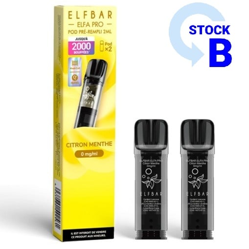 Cartouches Pré-remplies Elfa Pro Elfbar (X2)