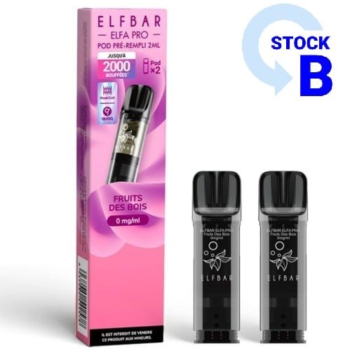 Cartouches Pré-remplies Elfa Pro Elfbar (X2)