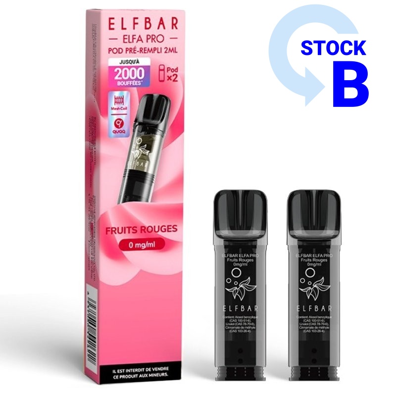 Cartouches Pré-remplies Elfa Pro Elfbar (X2)