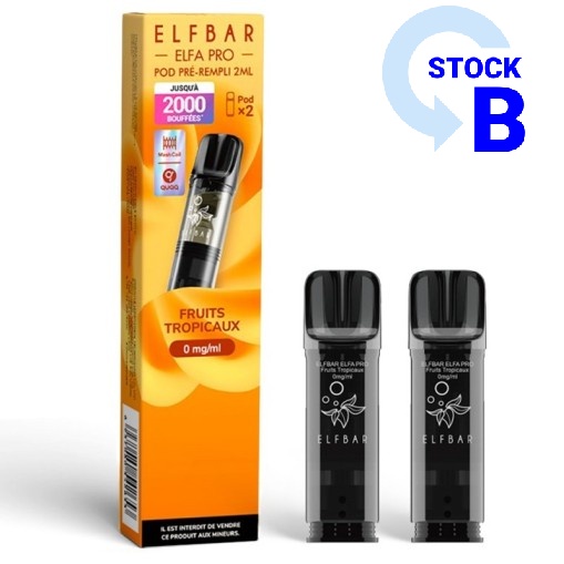 Cartouches Pré-remplies Elfa Pro Elfbar (X2)