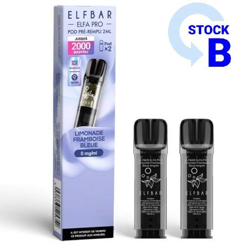 Cartouches Pré-remplies Elfa Pro Elfbar (X2)