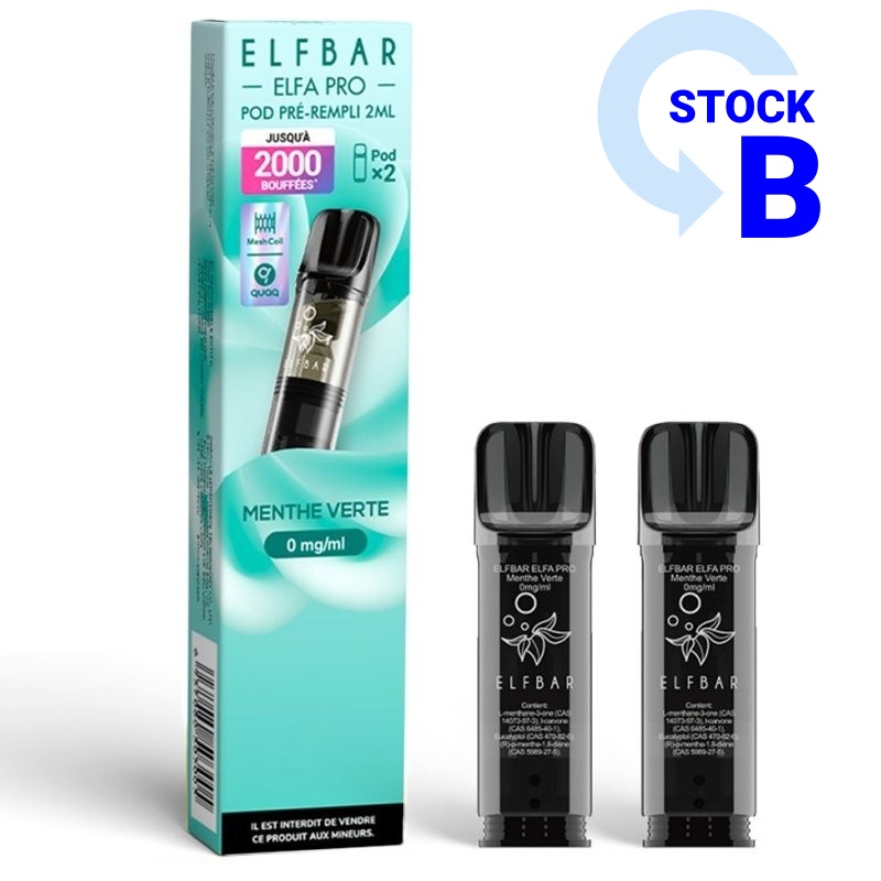 Cartouches Pré-remplies Elfa Pro Elfbar (X2)