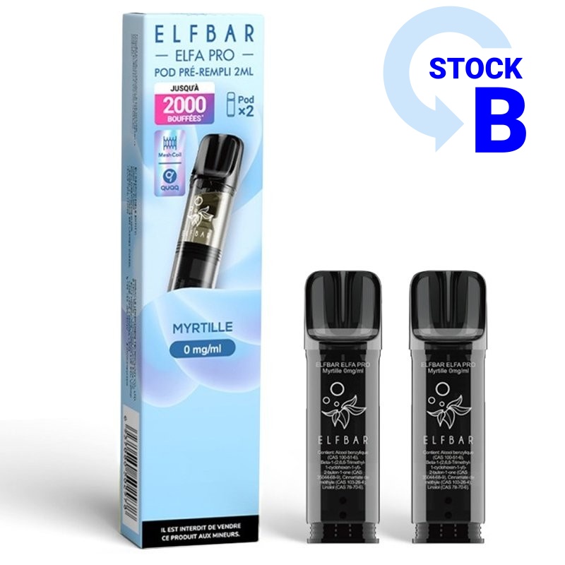 Cartouches Pré-remplies Elfa Pro Elfbar (X2)