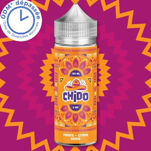 E liquide Papaye Citron Raisin Chido 50ml