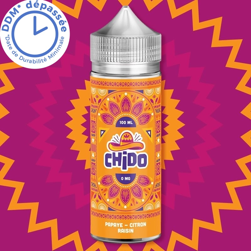 E liquide Papaye Citron Raisin Chido 50ml