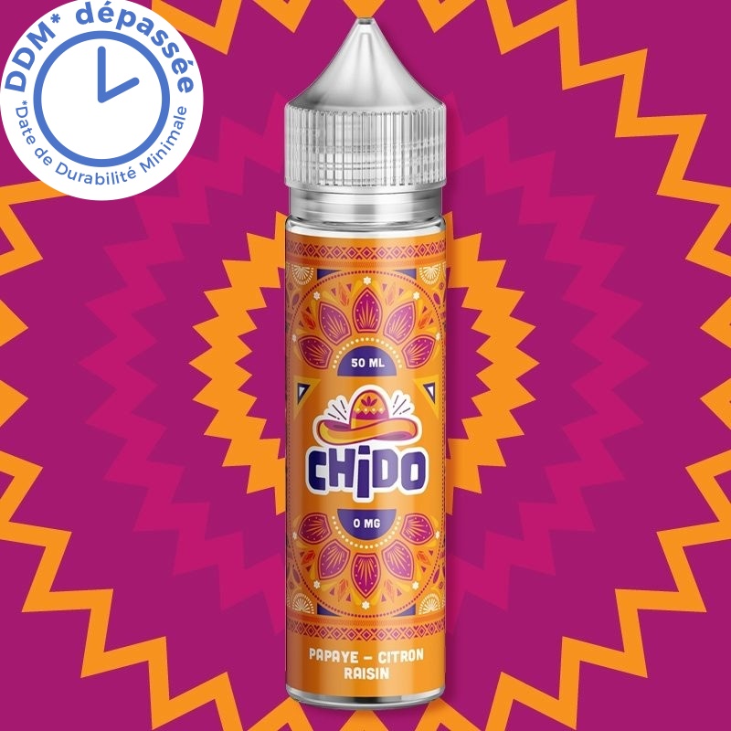 E liquide Papaye Citron Raisin Chido 50ml