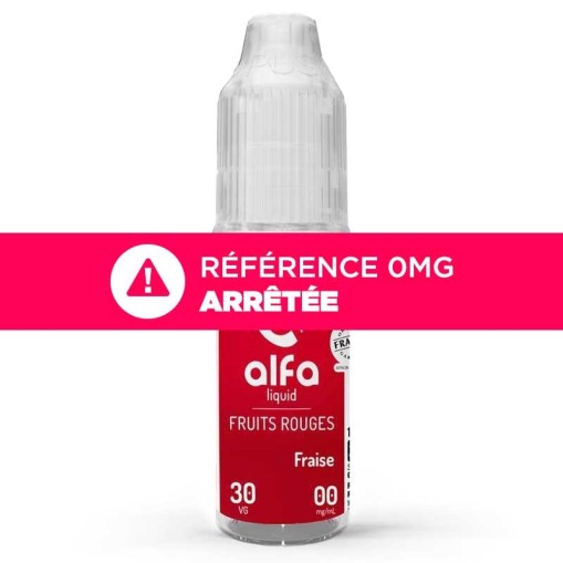 E-liquide Fraise Alfaliquid 10ml