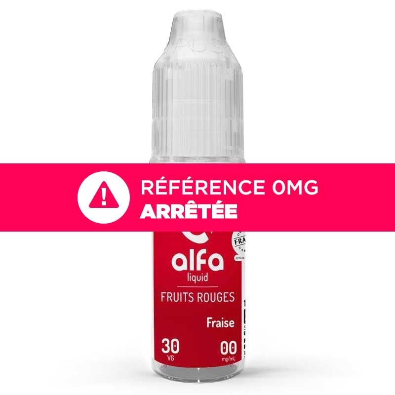 E-liquide Fraise Alfaliquid 10ml