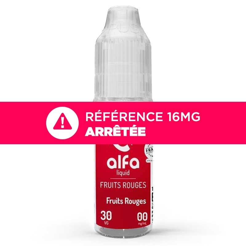 E-liquide Fruits Rouges Alfaliquid 10ml