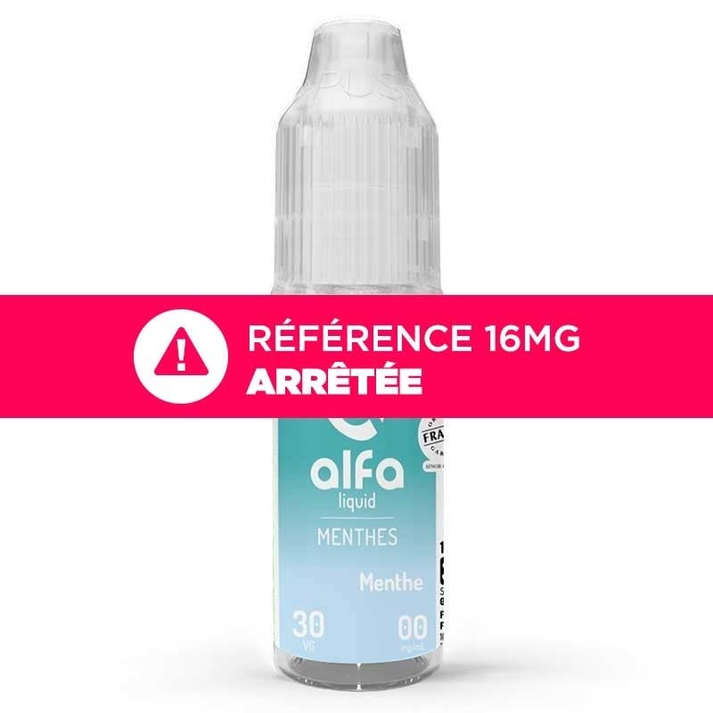 E-liquide Menthe Alfaliquid 10ml