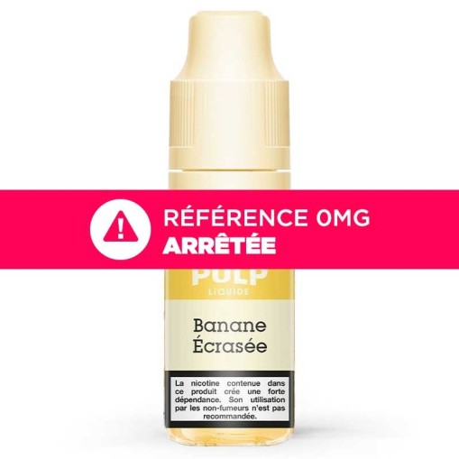 E-liquide Banane Ecrasée Pulp 10ml