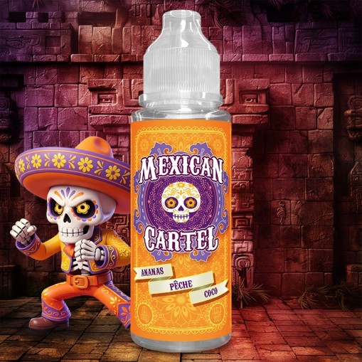 E-liquide Ananas Pêche Coco Mexican Cartel 50ml/100ml