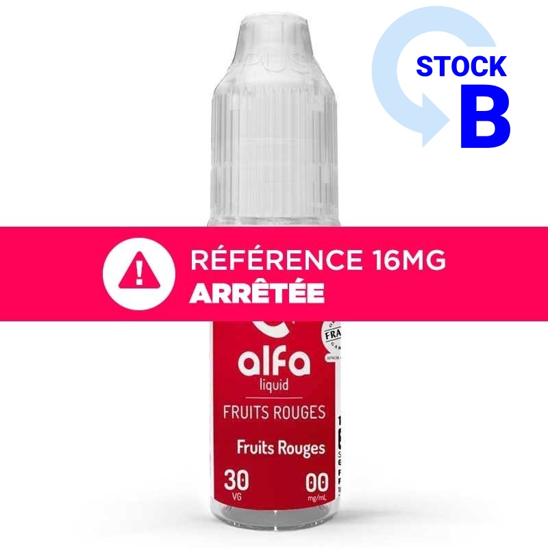 E-liquide Fruits Rouges Alfaliquid 10ml