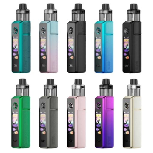 Pod Drag X3 VOOPOO : 1 accu 18650/21700, cartouche 5ml