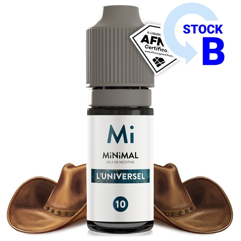E liquide L'universel MiNiMAL | Sel de Nicotine