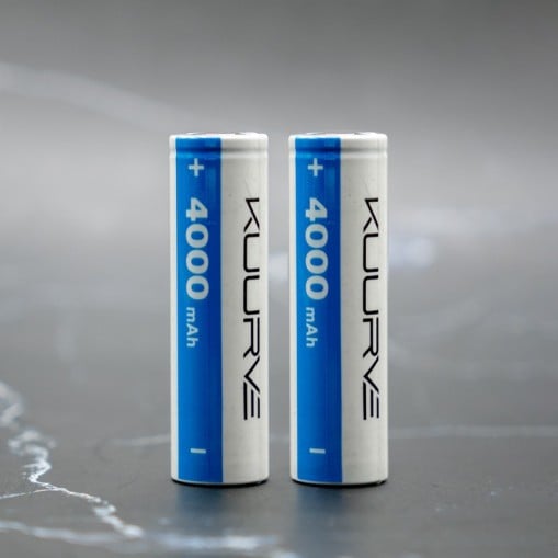 Accus Kuurve 18650 4000 mAh 16A, Batteries 18650 Kuurve