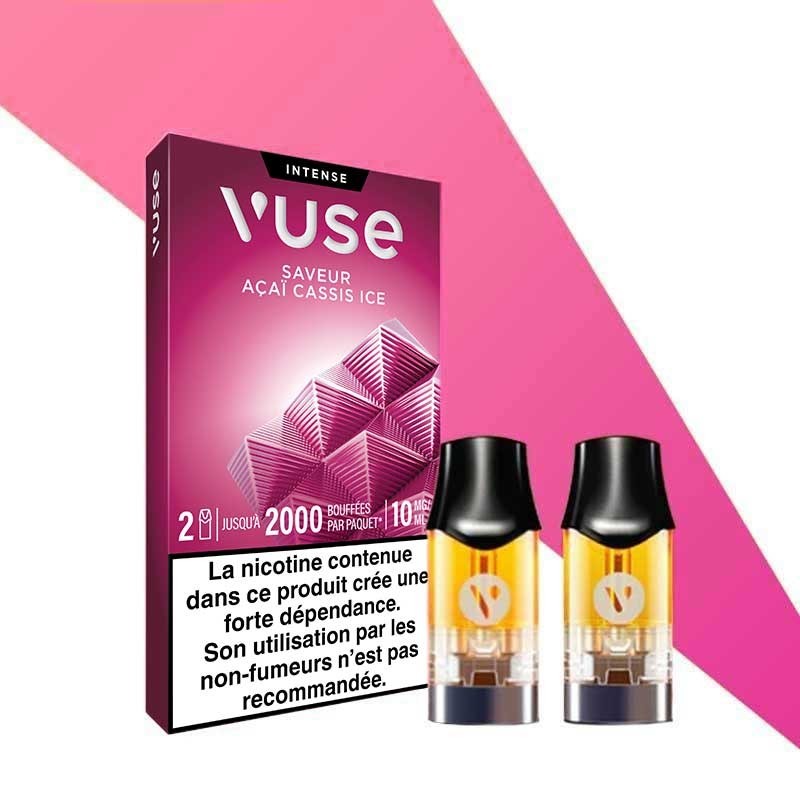Recharges Vuse : cartouches pré-remplies (x2) ePod, Pro