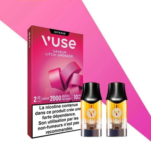Recharges Vuse : cartouches pré-remplies (x2) ePod, Pro