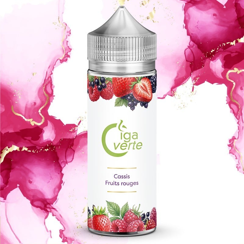 E-liquide Cassis Fruits Rouges Cigaverte : fruité