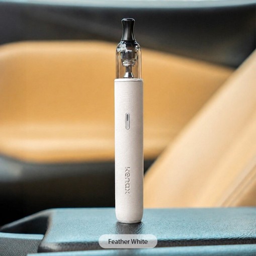 elfbar nachfüll pod läuft aus Pod Wenax M2 Leather Edition GeekVape : batterie 1200mAh, finition cuir