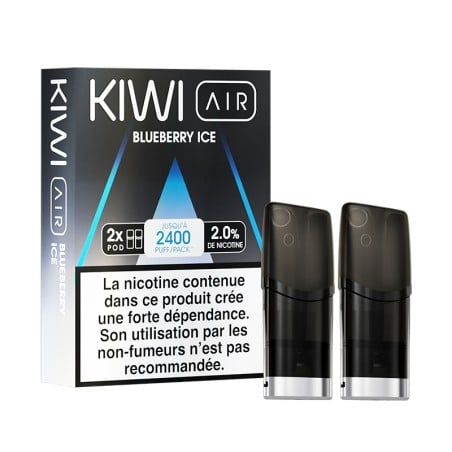 Cartouches Kiwi Air Pré-remplies Kiwi Vapor (X2)