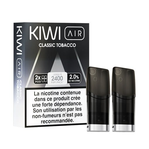 Cartouches Kiwi Air Pré-remplies Kiwi Vapor (X2)