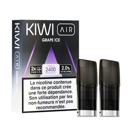 Cartouches Kiwi Air Pré-remplies Kiwi Vapor (X2)