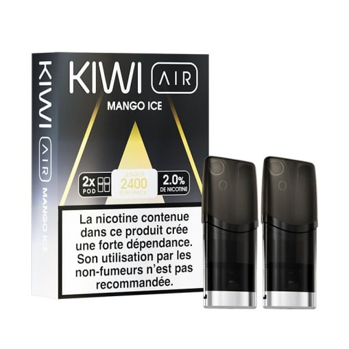 Cartouches Kiwi Air Pré-remplies Kiwi Vapor (X2)