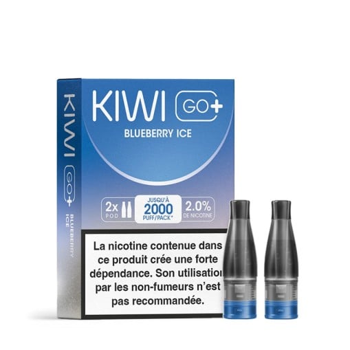Cartouches Kiwi Go+ Pré-remplies Kiwi Vapor (X2)