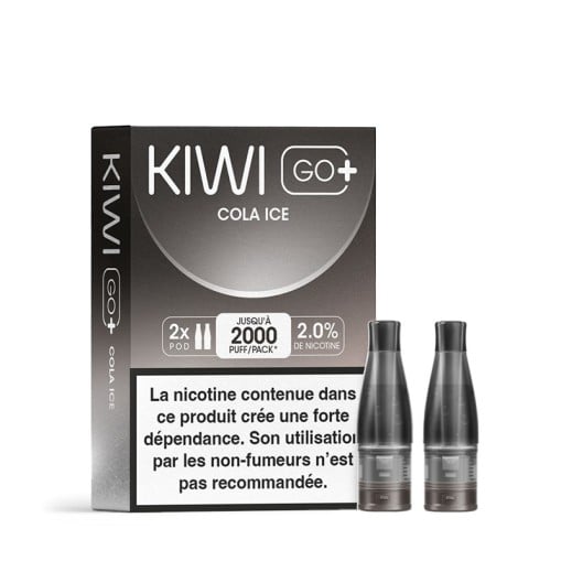Cartouches Kiwi Go+ Pré-remplies Kiwi Vapor (X2)