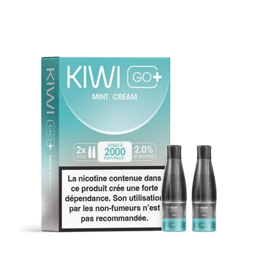 Cartouches Kiwi Go+ Pré-remplies Kiwi Vapor (X2)