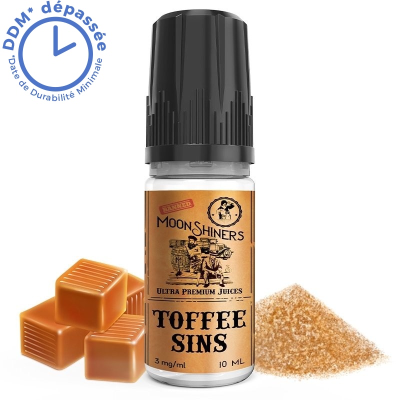 E liquide Toffee Sins Moonshiners | Caramel Sucre roux