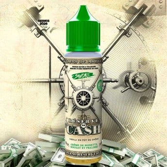 E-liquide Cash Reserve Swoke : noisette, nougat, praline