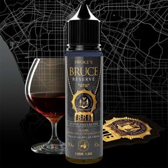 E-liquide Bruce Réserve Swoke : classic gourmand vieilli en fût de chêne