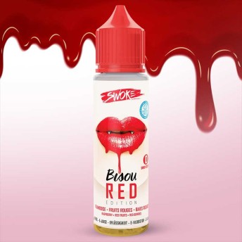 E-liquide Bisou Red Swoke : framboise, fruits rouges et baies