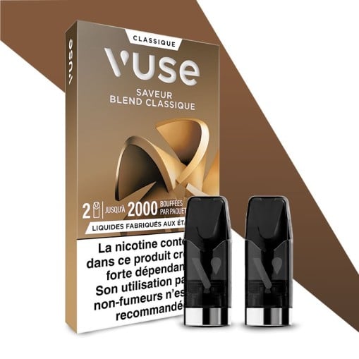Recharges Vuse : cartouches pré-remplies (x2) ePod, Pro