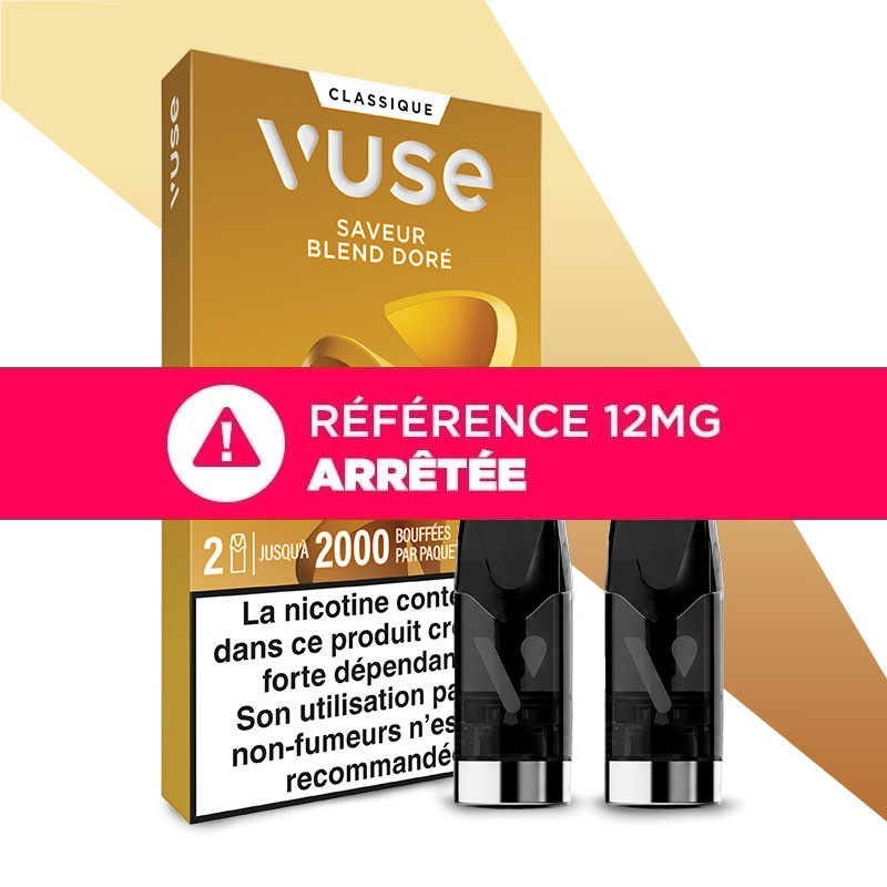 Recharges Vuse : cartouches pré-remplies (x2) ePod, Pro