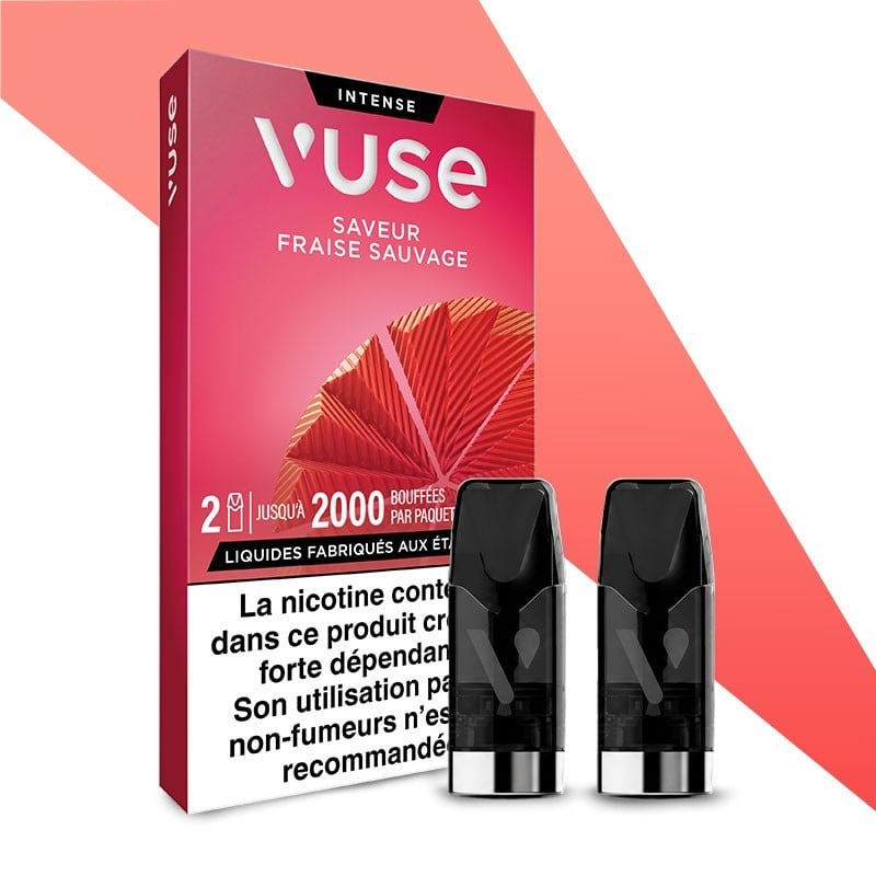 Recharges Vuse : cartouches pré-remplies (x2) ePod, Pro