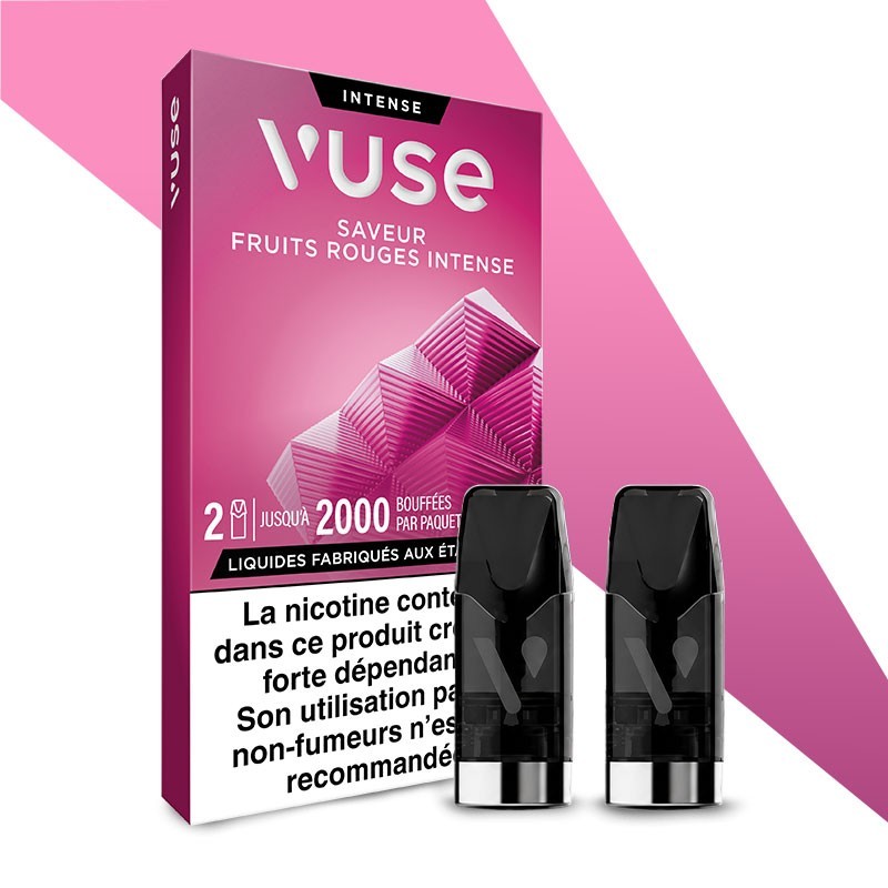Recharges Vuse : cartouches pré-remplies (x2) ePod, Pro
