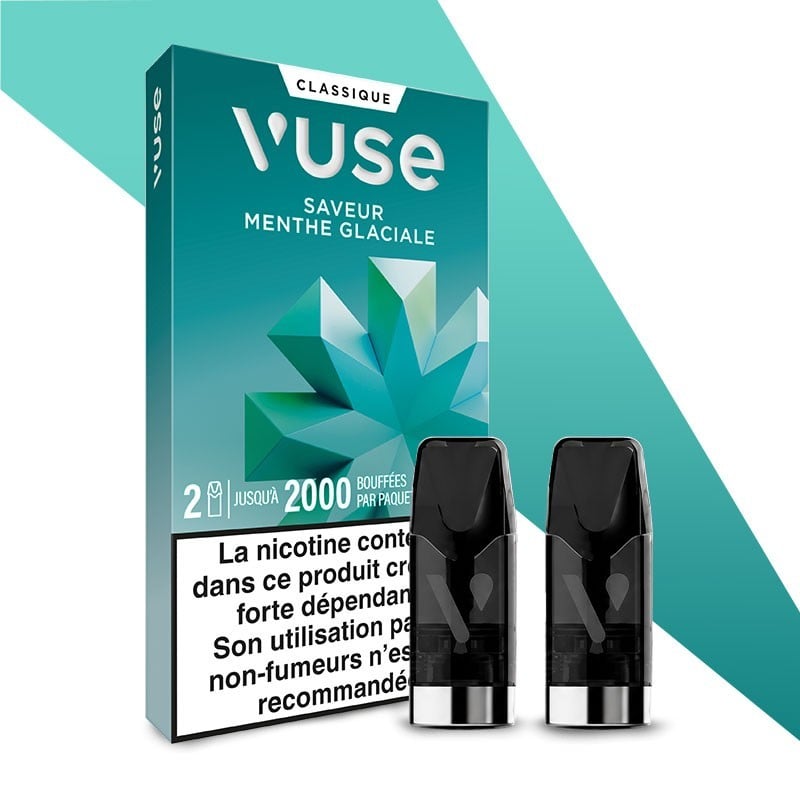Recharges Vuse : cartouches pré-remplies (x2) ePod, Pro