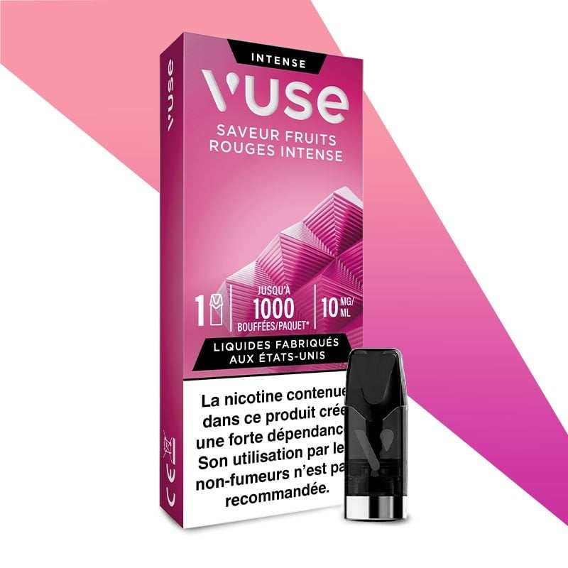 Recharge Intense Vuse : cartouche pré-remplie saveurs variées