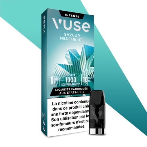 Recharge Intense Vuse : cartouche pré-remplie saveurs variées