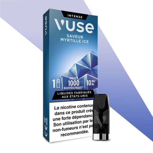 Recharge Intense Vuse : cartouche pré-remplie saveurs variées