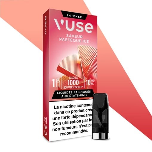 Recharge Intense Vuse : cartouche pré-remplie saveurs variées