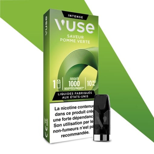 Recharge Intense Vuse : cartouche pré-remplie saveurs variées