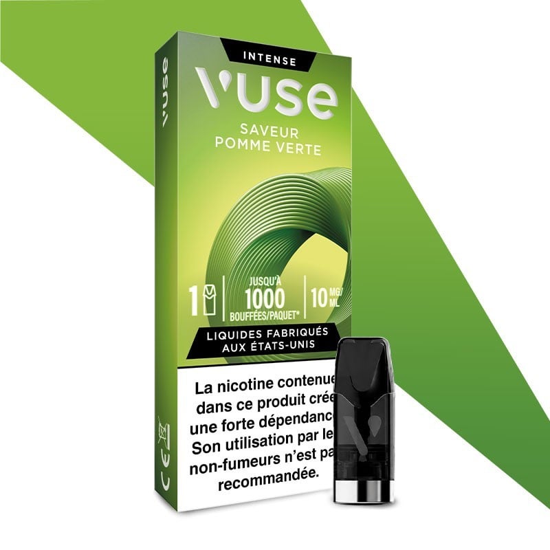 Recharge Intense Vuse : cartouche pré-remplie saveurs variées